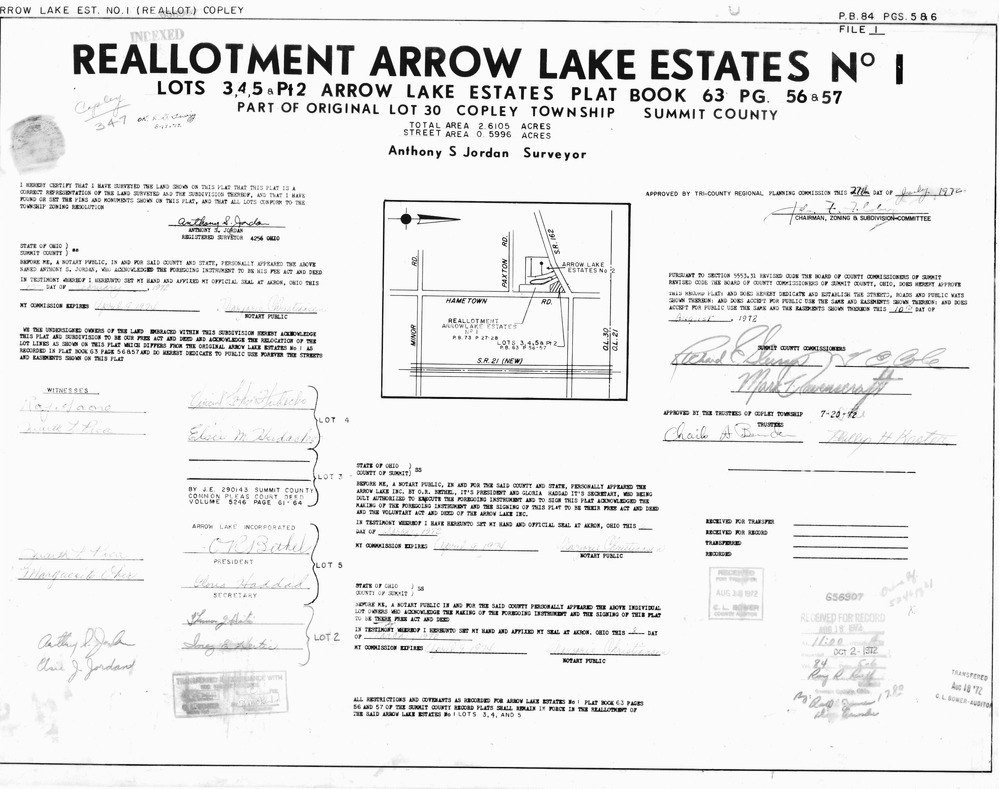 Arrow lake estates no 1 replat 0001