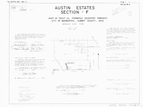 Austin estates section f 0001