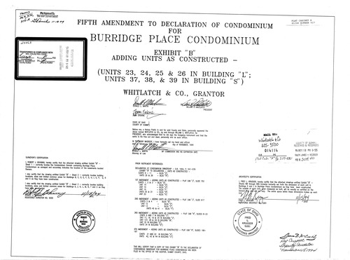  burridge place condominium fith amendment to declaration of condominium 0001
