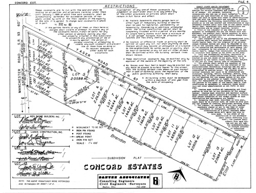 Concord estates subdivision replat 0002