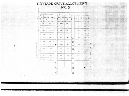 Cottage grove allotment no 5 0001