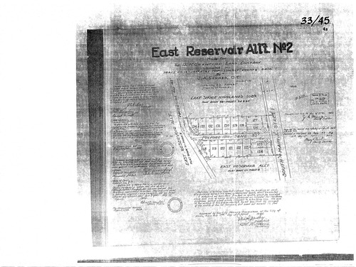 East reservoir allotment no 2 001