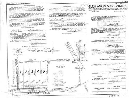 Glen acres subdivision 0001