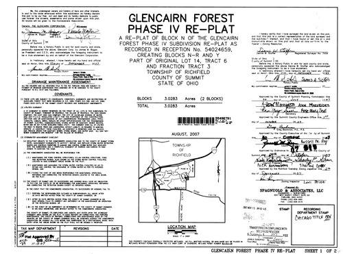 Glencairn forest phase 4 replat of block n1