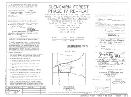 Glencairn forest phase iv replat 1