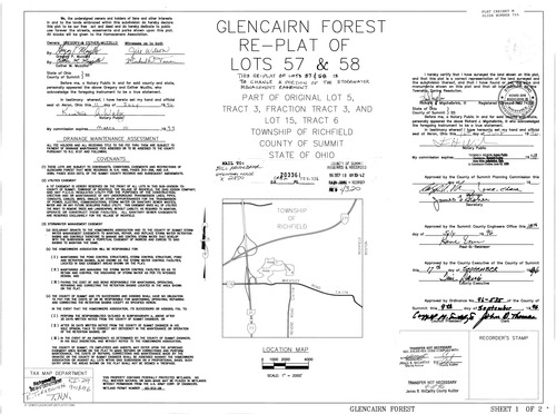 Glencairn forest re plat of lots 57 58 0001
