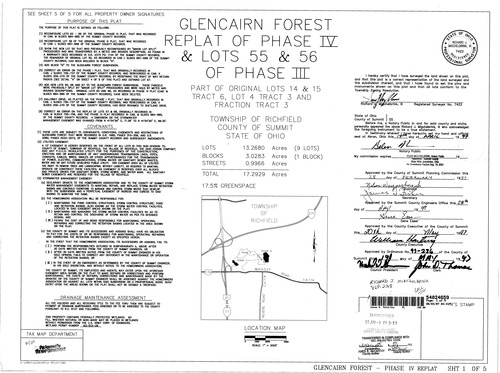 Glencairn forest replat of phase 4 lots 55 56 of phase 3 0001
