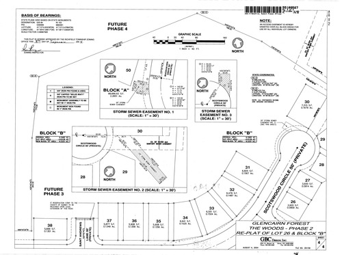 Glencairn forest the woods phase 2 re plat of lot 26 and block b 0004