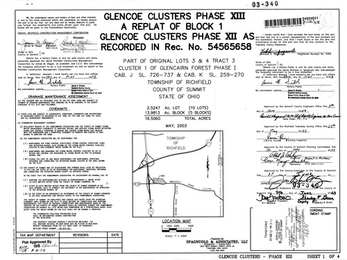 Glencoe clusters phase 13 replat of block 1 001