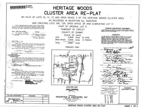 Heritage woods cluster area replat 001