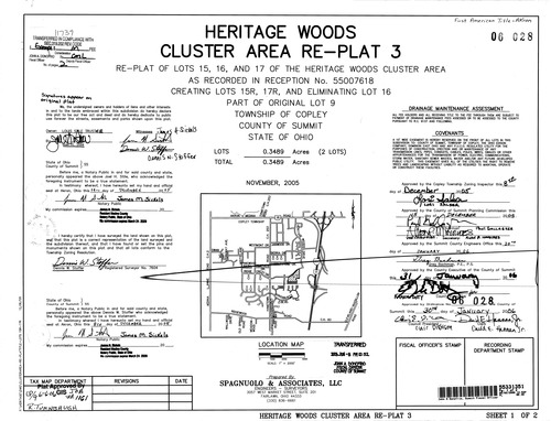 Heritage woods cluster area re plat 3 0001