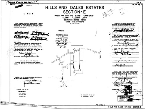 Hills and dales estates section e 001