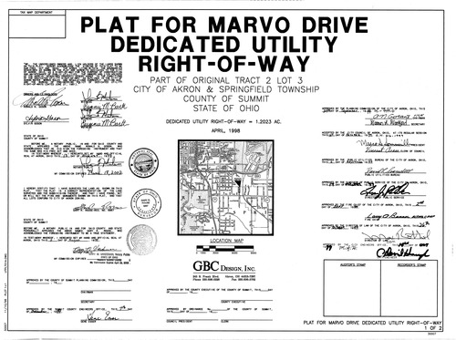 Marvo drive dedication utility right of way 001