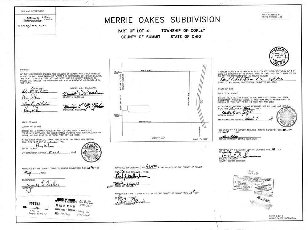 Merrie oaks subdivision 0001