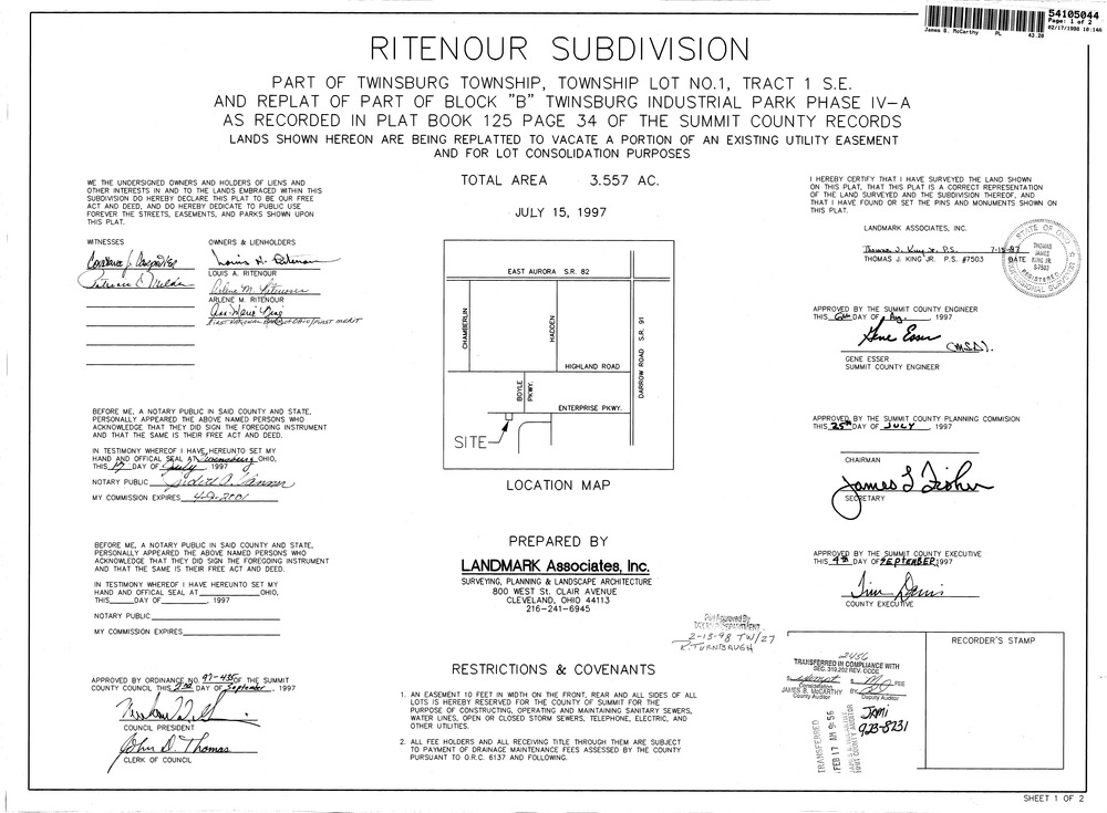 Ritenour subdivision 0001