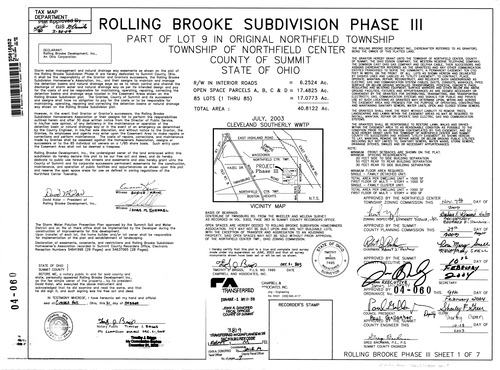 Rolling brooke subdivision phase 3 001