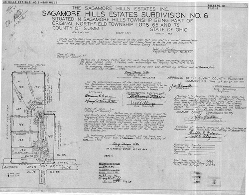 Sagamore hills estates subdivision no 6 0001