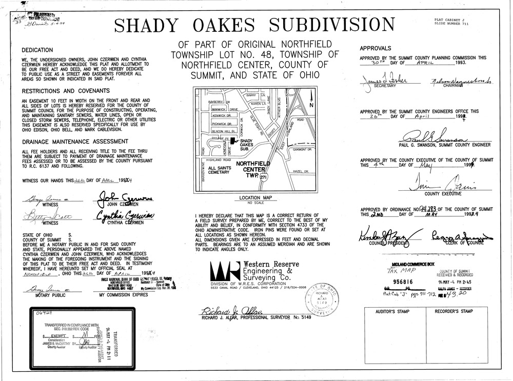 Shady oakes subdivision 001