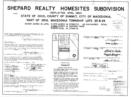 Shepard realty homesites subdivision 001