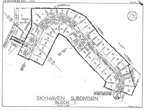 Skyhaven subdivision block 1 002