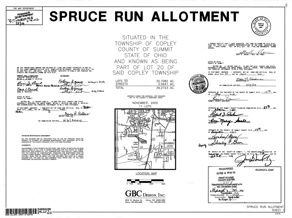 Spruce run allotment 001