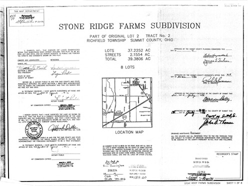 Stone ridge farm subdivision 001