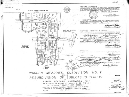 Warren meadows subdivision no 2 resubdivision 001
