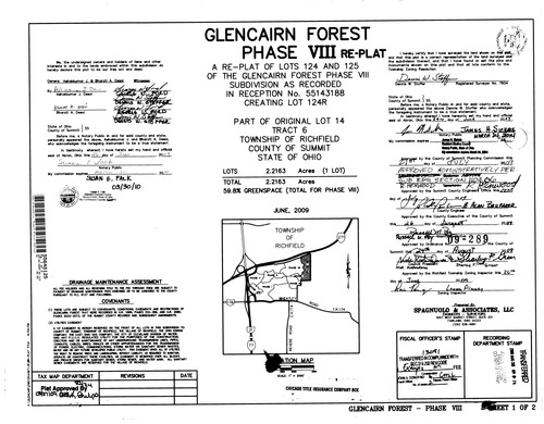 Glencairn forest phase 8 replat lots 124 125 01