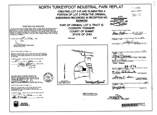 North turkeyfoot industrial park replat 01