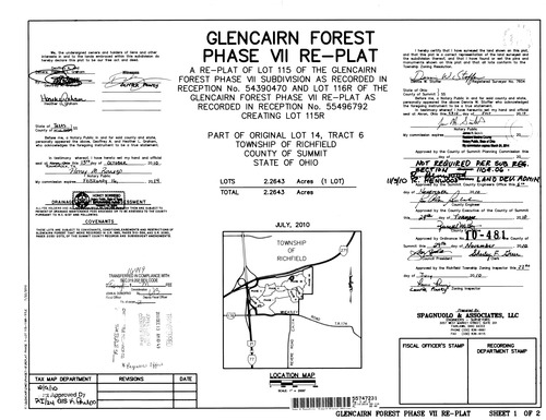 Glencairn forest vii replat 115 116 p 01