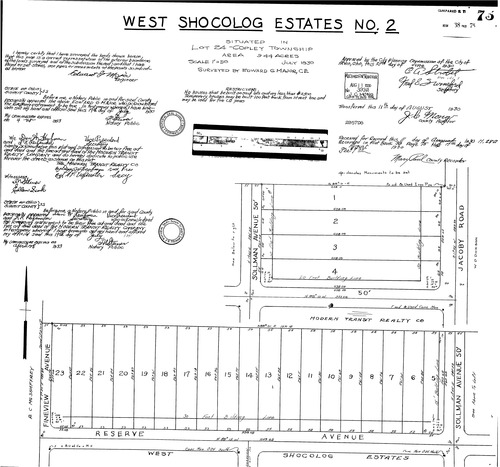 West shocolog estates no 2