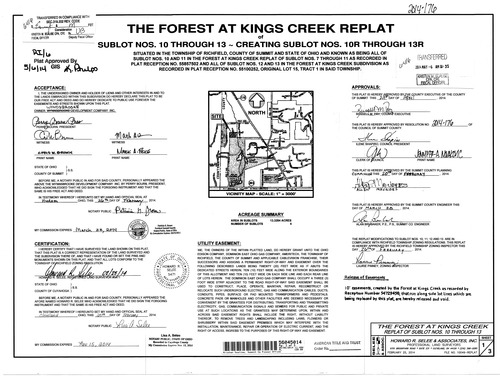 Forest of kings creek replat lots10 13 0001