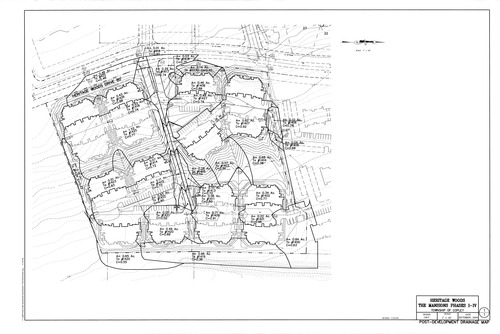 Heritage woods the mansions phases 1 4 post development drainage plan 001