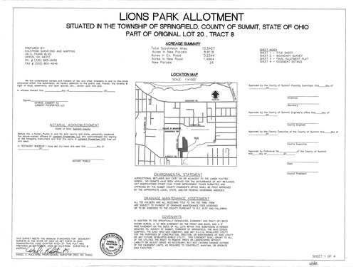 Lions park allotment part of original lot 20 tract 8 01