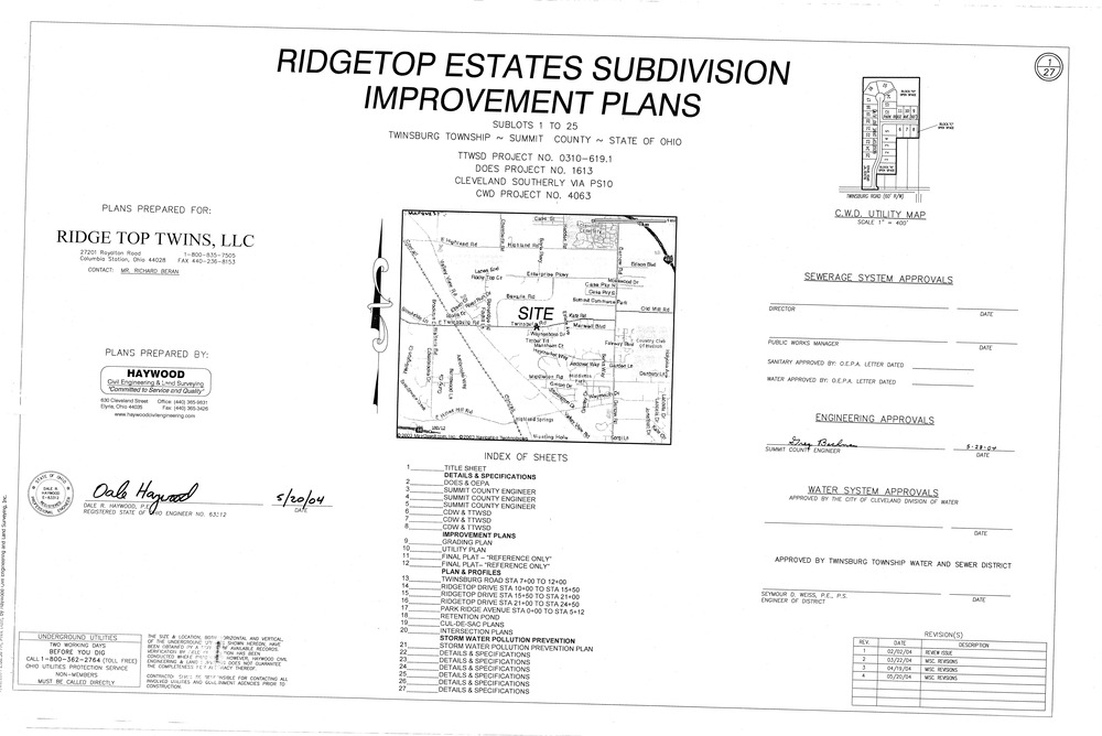 Ridgetop estates subdivision 01