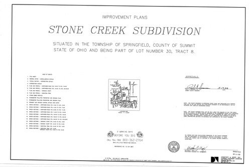 Stone creek subd as builts 0001