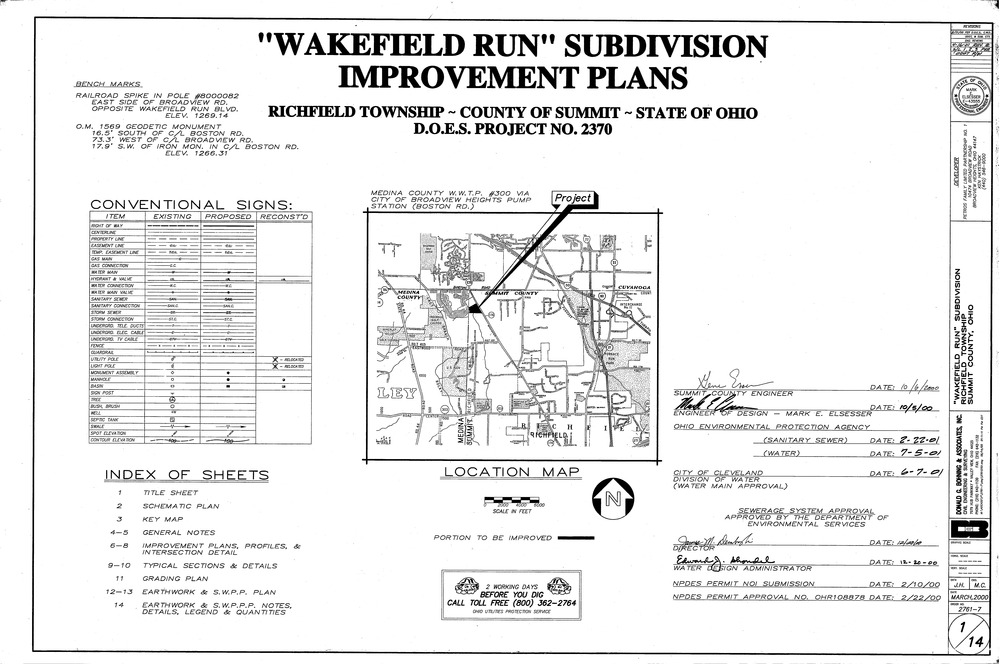 Wakefield run subdivision improvement plans 0001