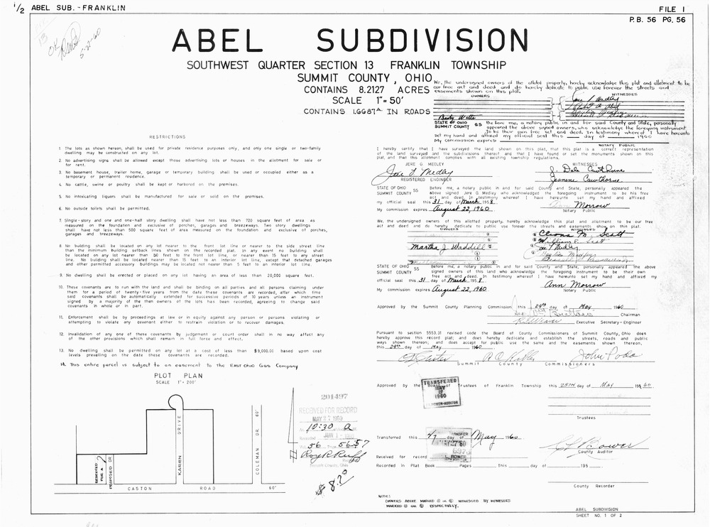 Abel subdivision 1